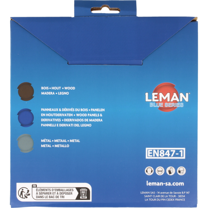 Lame de scie circulaire pour machines portatives et stationnaires sur table