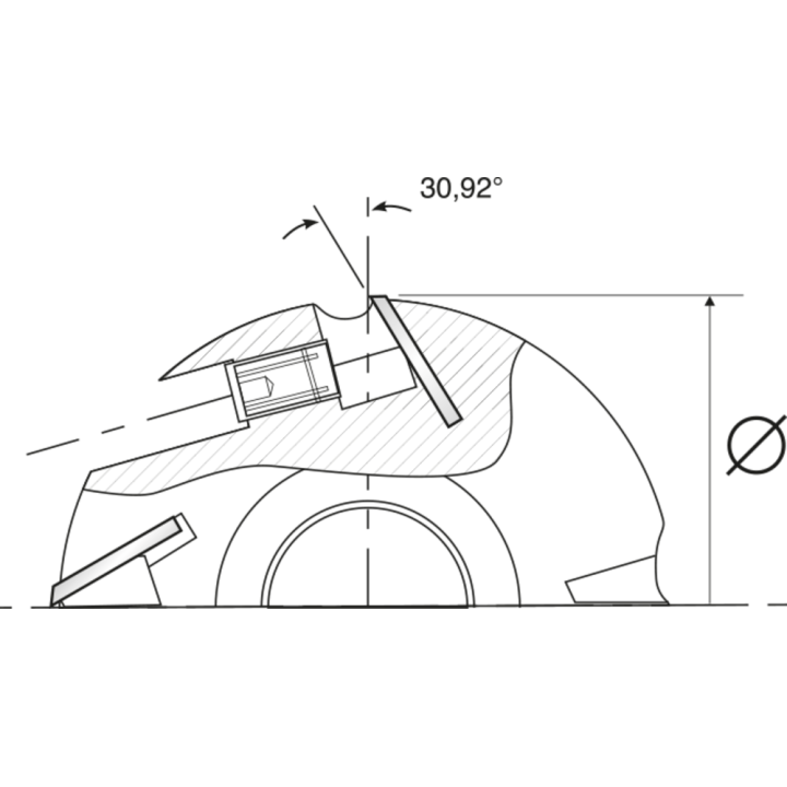 Porte-outils À raboter pour corroyeuse et mouluriÈre