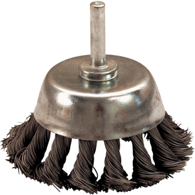 Brosse conique fil acier torsadÉ