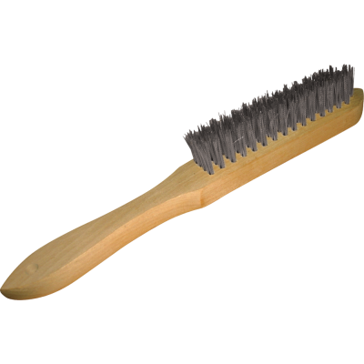 Cepillo hilo acero mango madera
