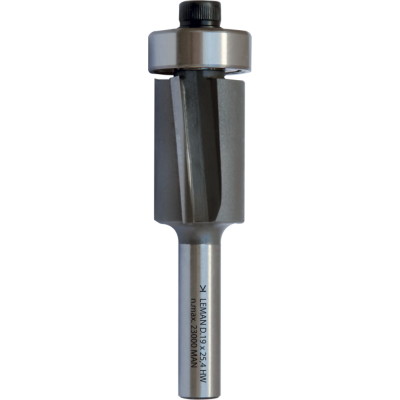 Biased trimmer drill bit + guide