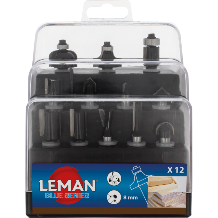 Coffret 12 meches carbure queue 8mm