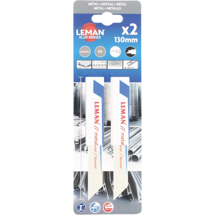 Carte 2 lames de scie sabre