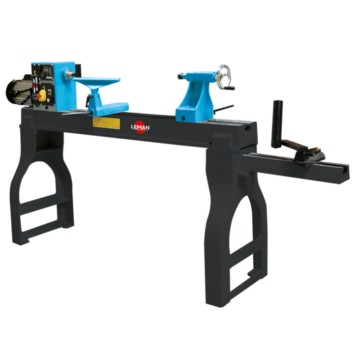 Wood lathe with electronic inverter 1200 mm