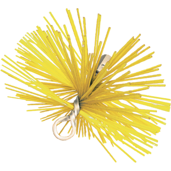 Round nylon flue brush