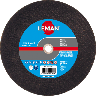 Doorslijpschijf rails