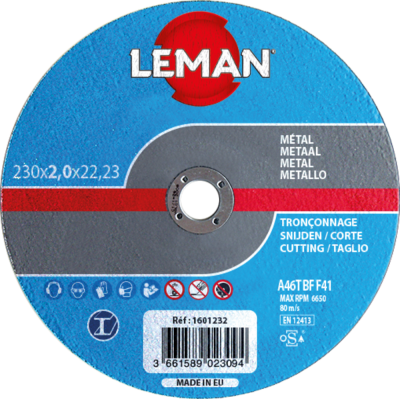 Doorslijpschijf fijn metaal