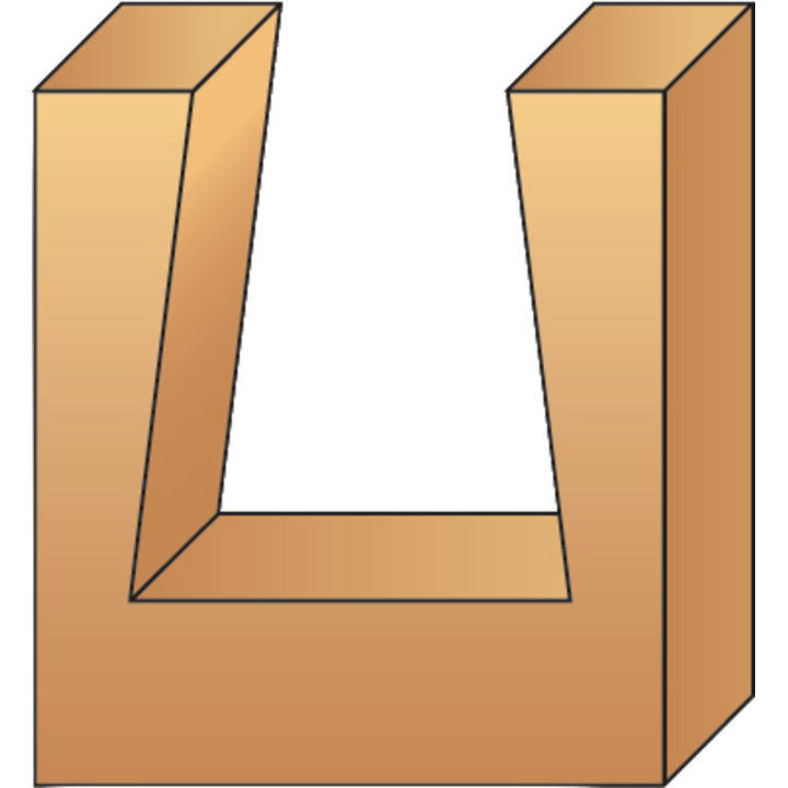 Zwaluwstaartverbindingfrees