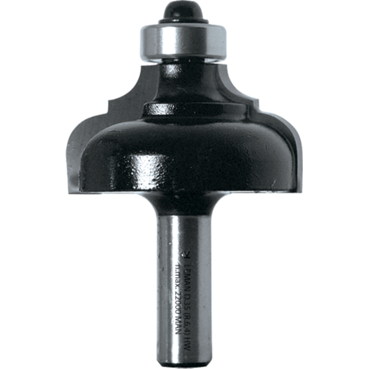 Drill bit for decorative moulds + guide