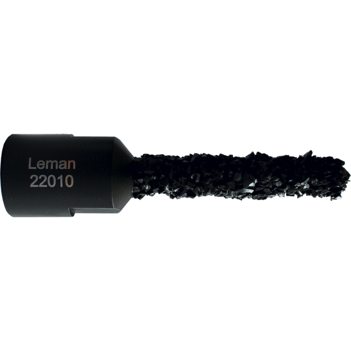 Brazed gritted carbide drill to remove mortar joints