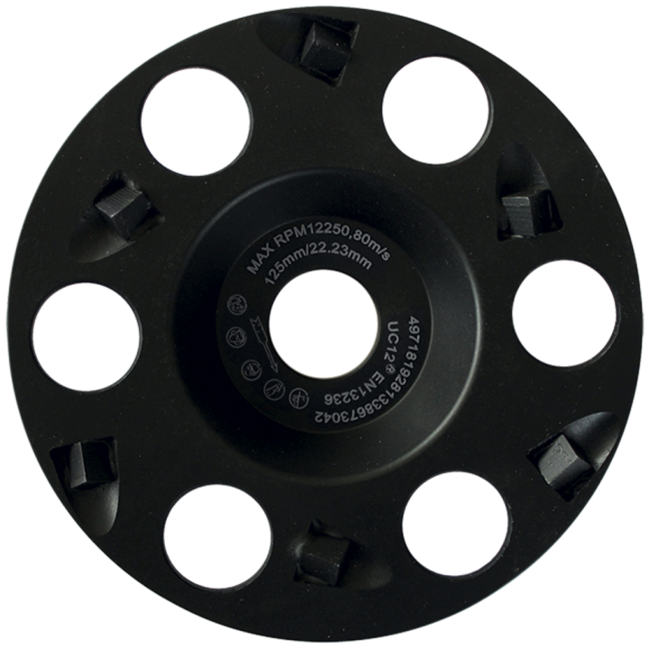 Brazed polycrystalline diamond disc