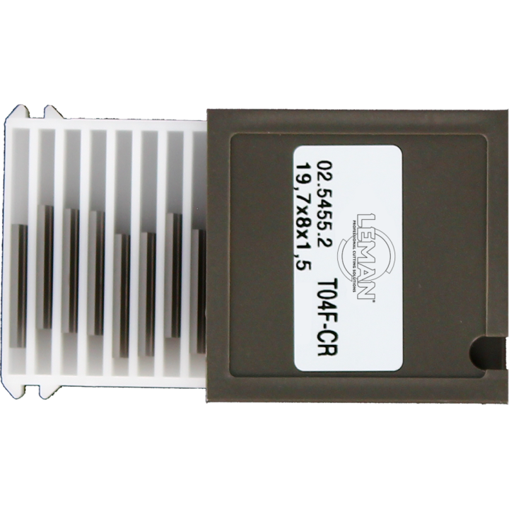 Minitaglienti carburo 40 scanalati sui grande faccia