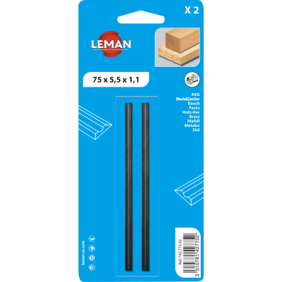 2 cuchillas metal duro reversibles