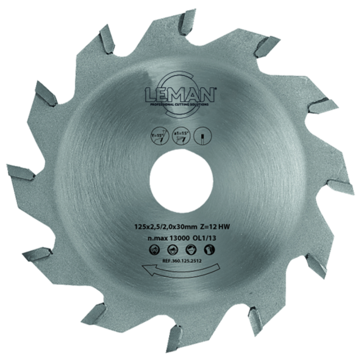 Blade for wood grooving and boards made from wood