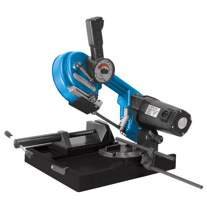 Manual metal band saw 100 mm