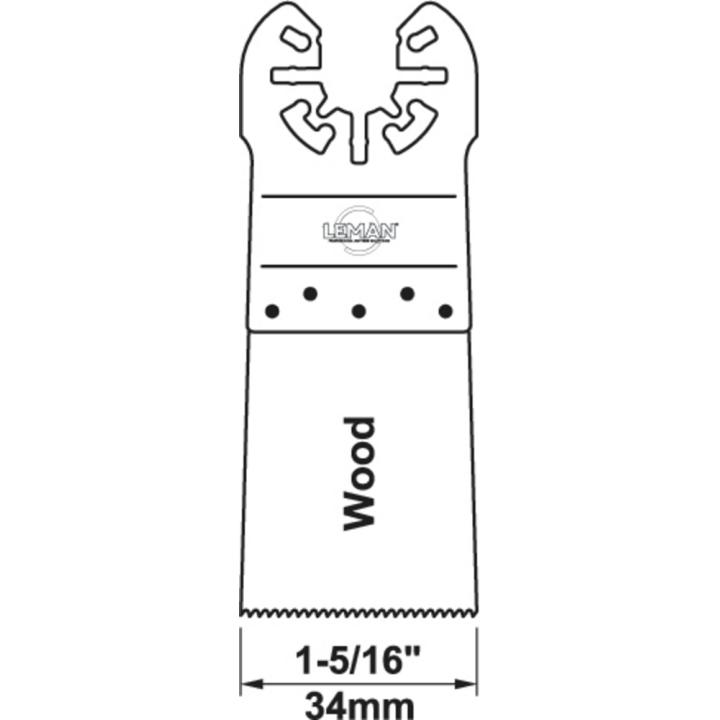 Lame sega oscillante cromo vanadio