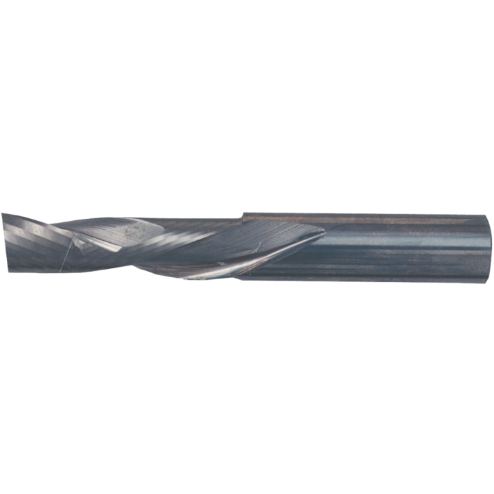 Mèche à défoncer carbure monobloc finition - spirale "positive" - 1 coupe