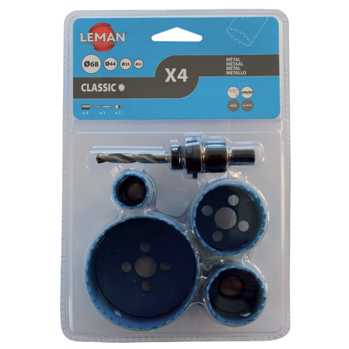 Pak met 4 gatzagen bimetaal