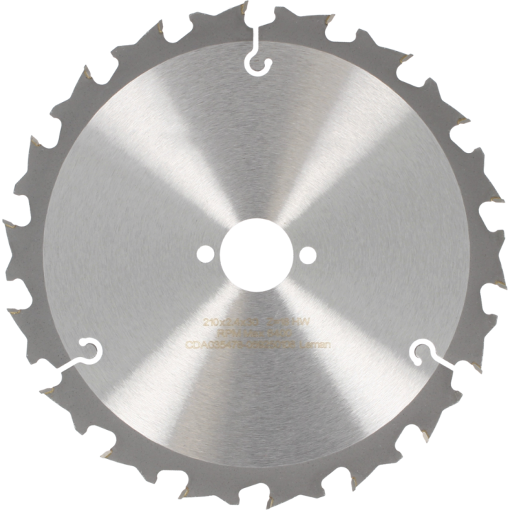 Lame de scie circulaire pour machines portatives et stationnaires sur table