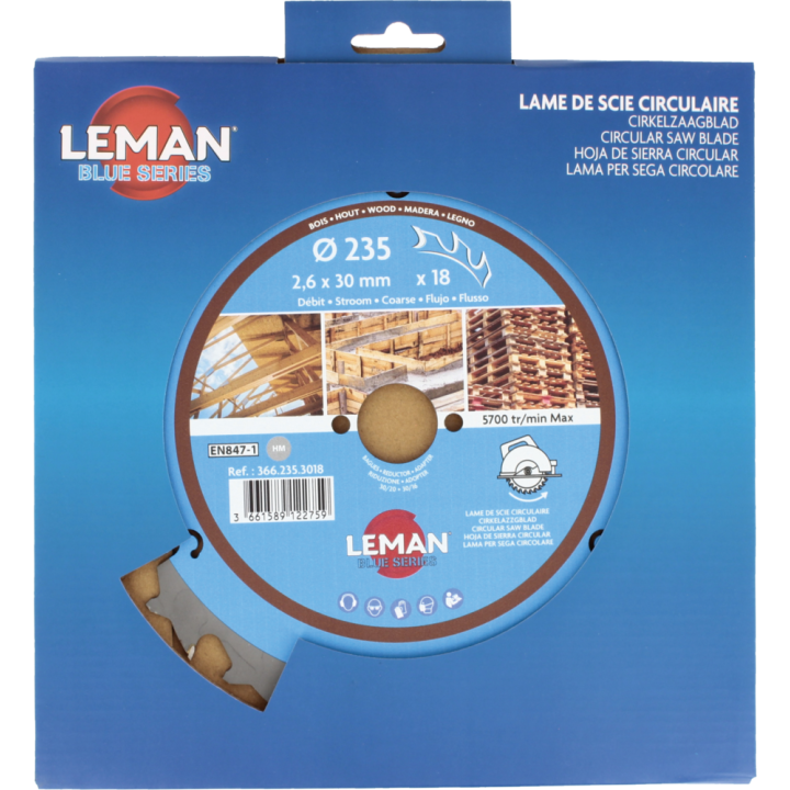 Lame de scie circulaire pour machines portatives et stationnaires sur table