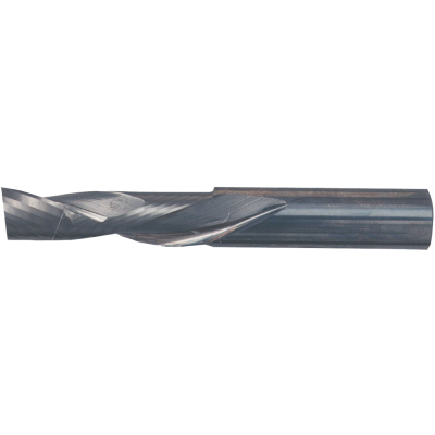 Mèche à défoncer carbure monobloc finition - spirale "positive" - 1 coupe