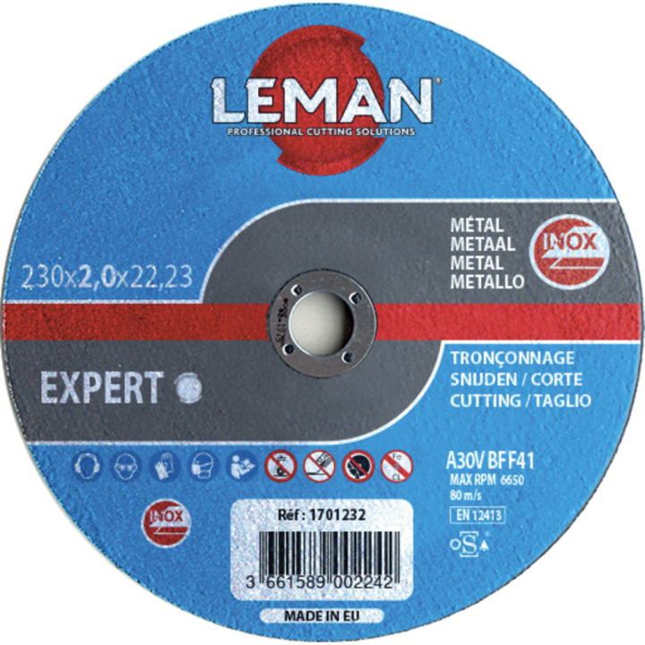 Troncatura fine acciaio inox