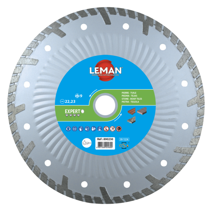 Disco diamante para construccion continuo ventilado