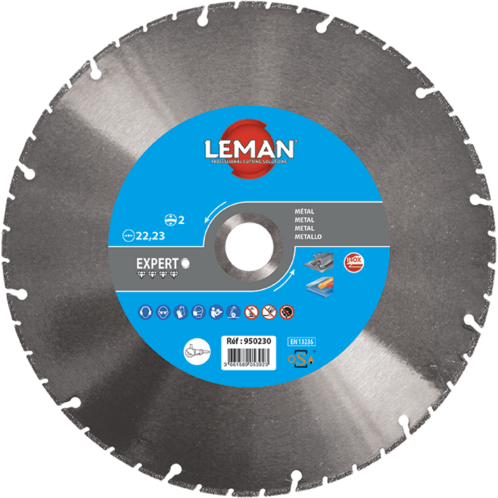 Disco diamantato vacuum brazed per acciaio