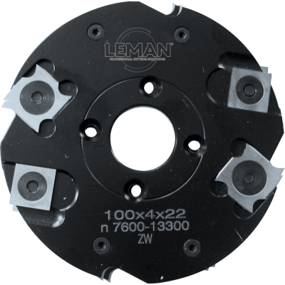 Cabezal con plaquitas de carburo reversibles