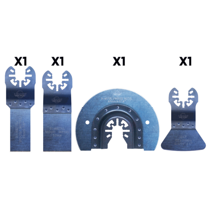 Set di 4 accessori multimateriale