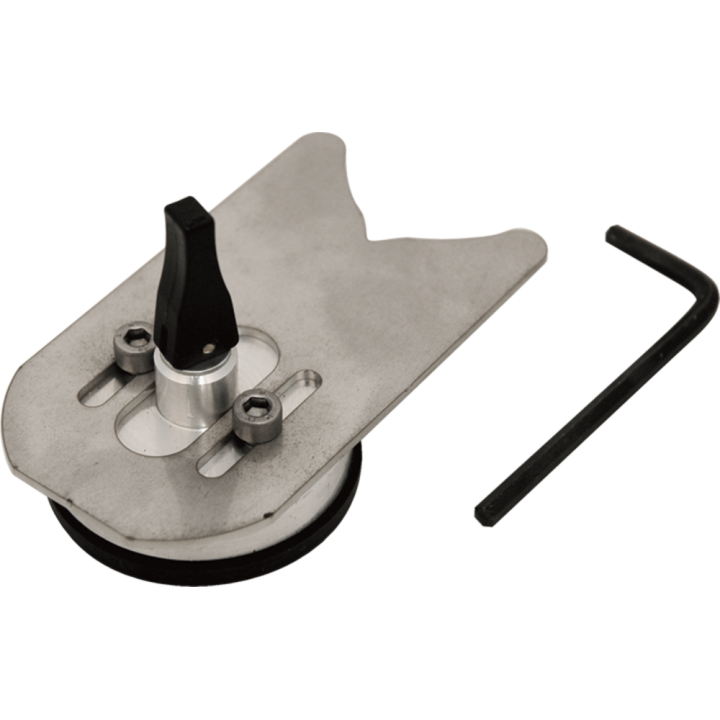 Stainless steel drill guide for diamond hole saw