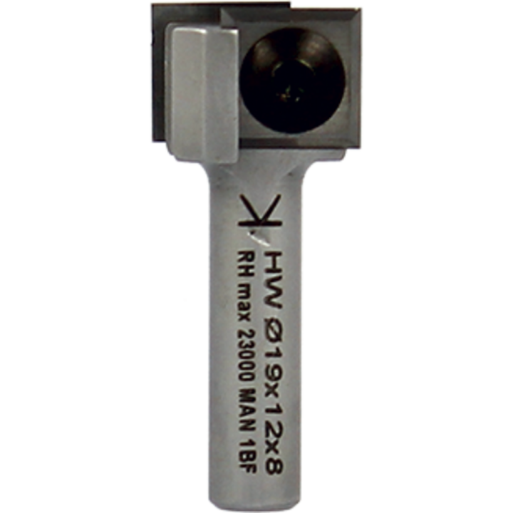 Fresa para recortadora con plaquitas reversibles