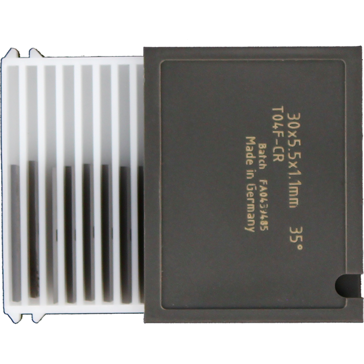 Miniplaquitas carburo 35 ranuradas