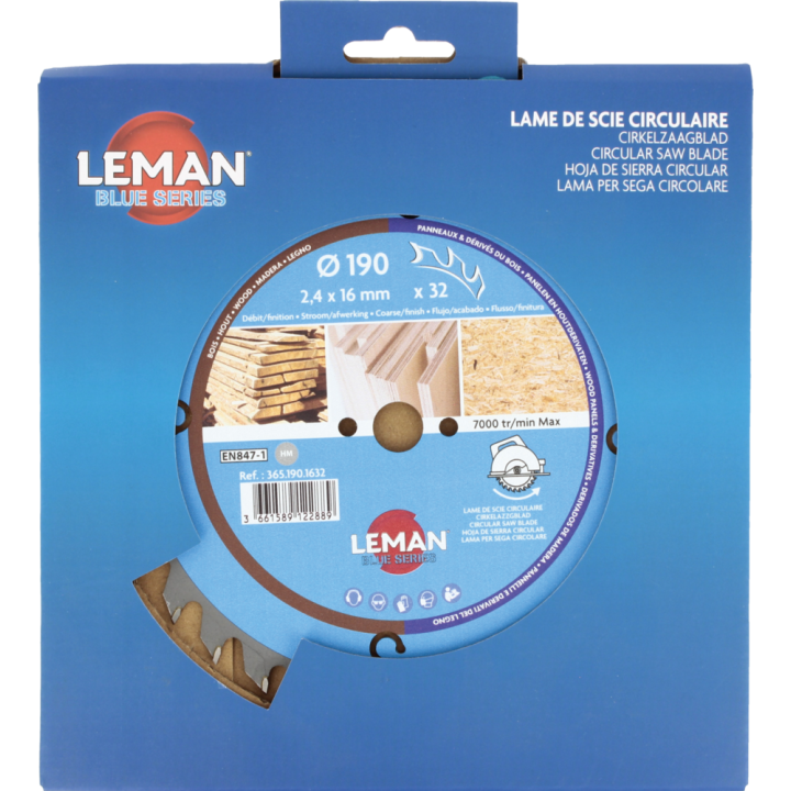 Lame de scie circulaire pour machines portatives