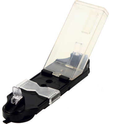 Boorgeleider met reservoir