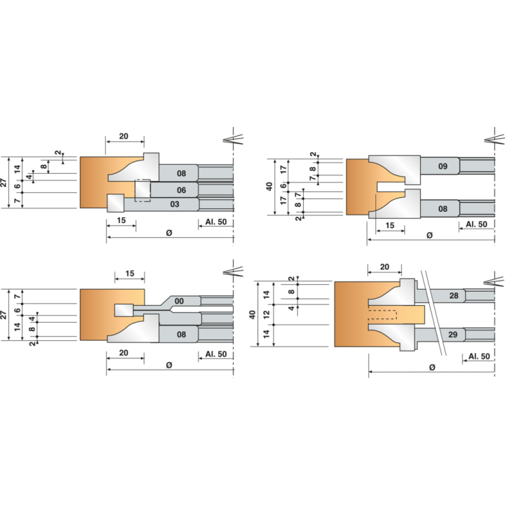 Fraises profils et contre-profils ÉbÉnisterie avt 20