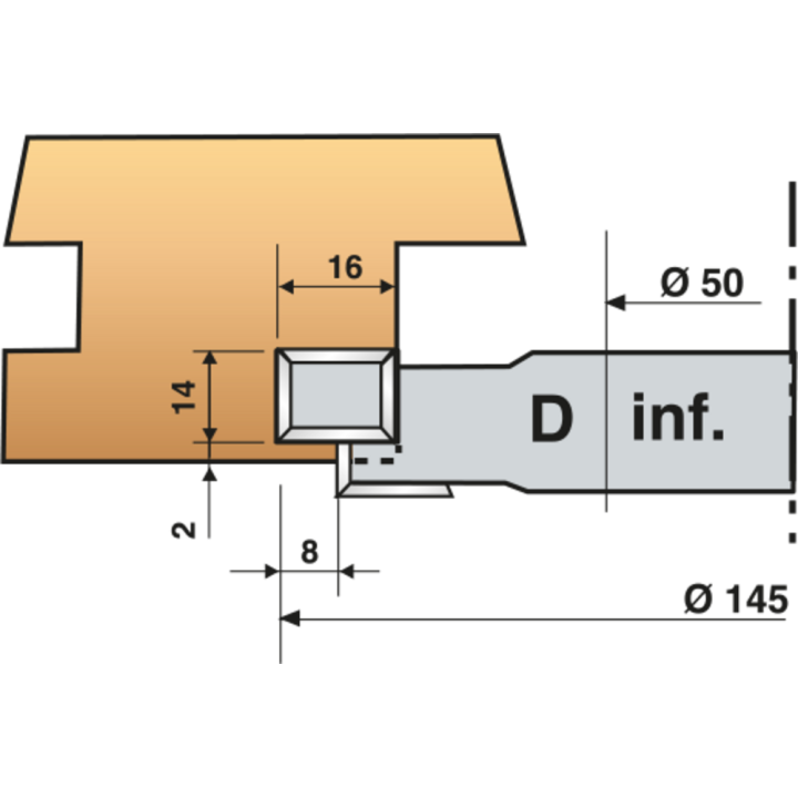 Porte-outils pour entaillage gÂche