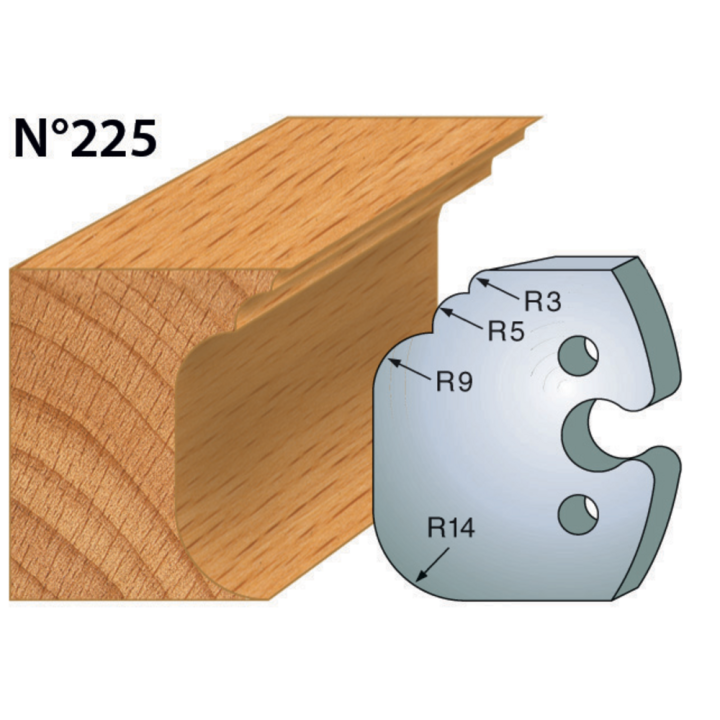 Cuchillas altura 50 mm