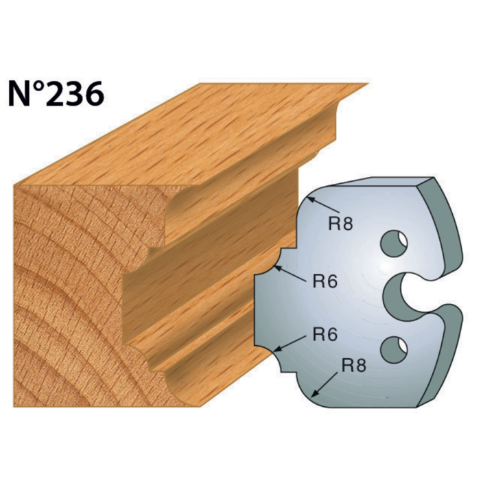 Cuchillas altura 50 mm