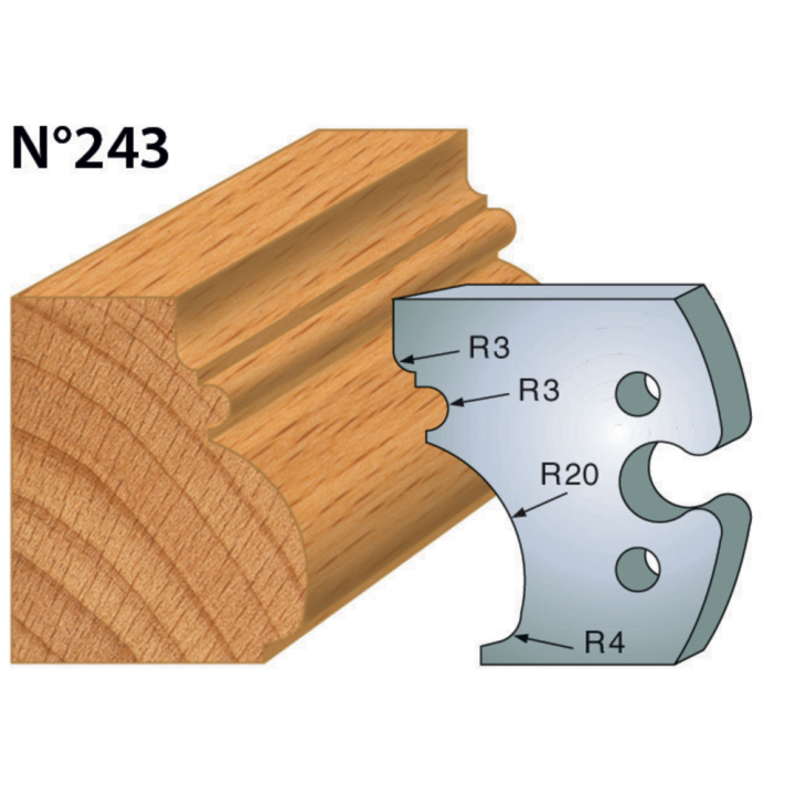 Cuchillas altura 50 mm