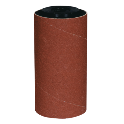 Sanding roller with rubber support