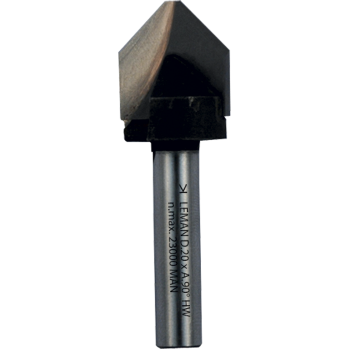 V-fold drill bit for alucobond