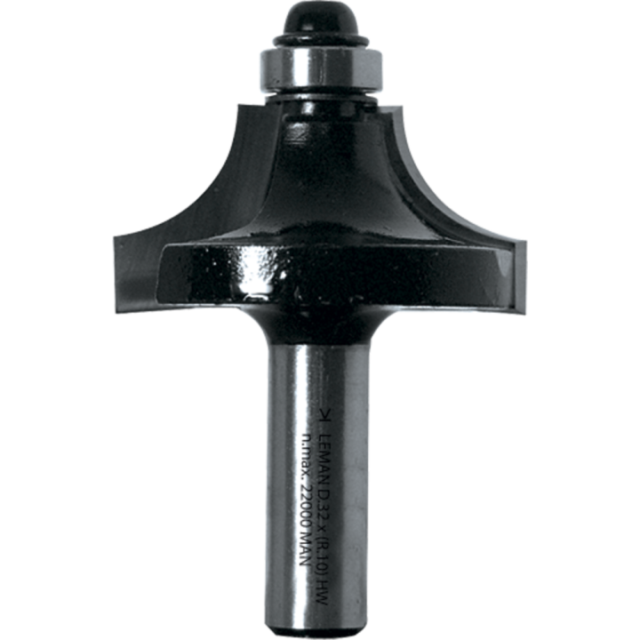 Round 14 drill bit with flat + guide