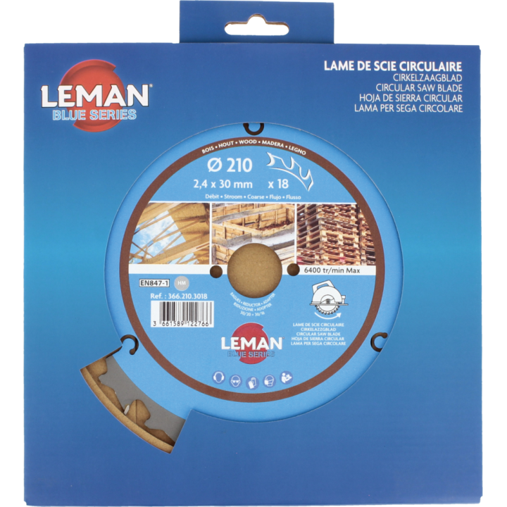 Lame de scie circulaire pour machines portatives et stationnaires sur table