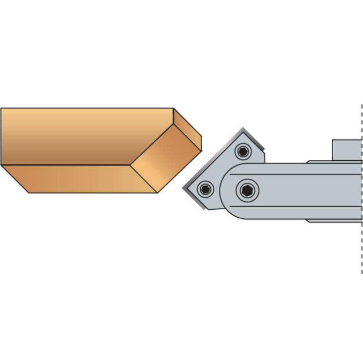 Porte-outils inclinable