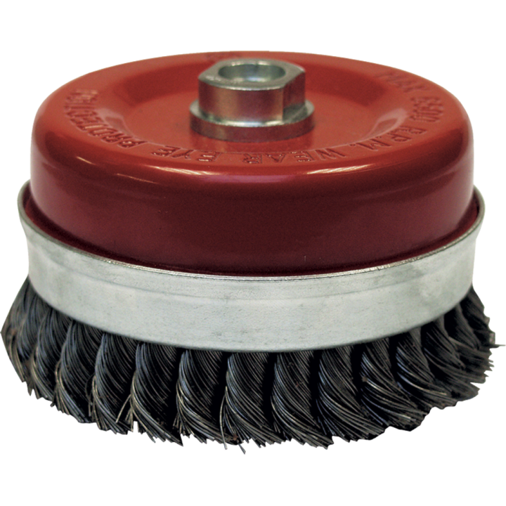 Brosse conique fil acier torsadÉ