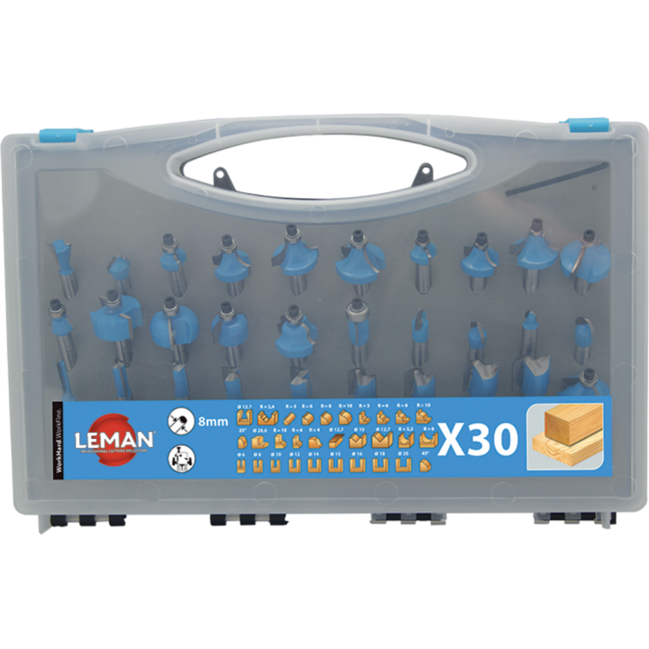 Caja de 30 fresas variadas