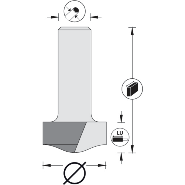 MÈche pour coin supÉrieur