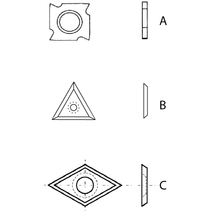 Plaquettes rÉversibles au carbure