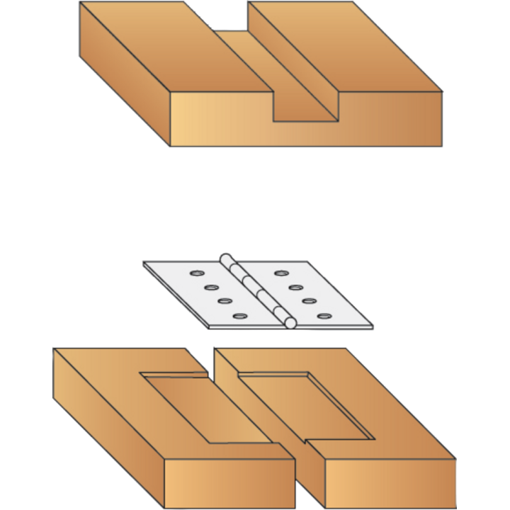 Straight notch drill bit
